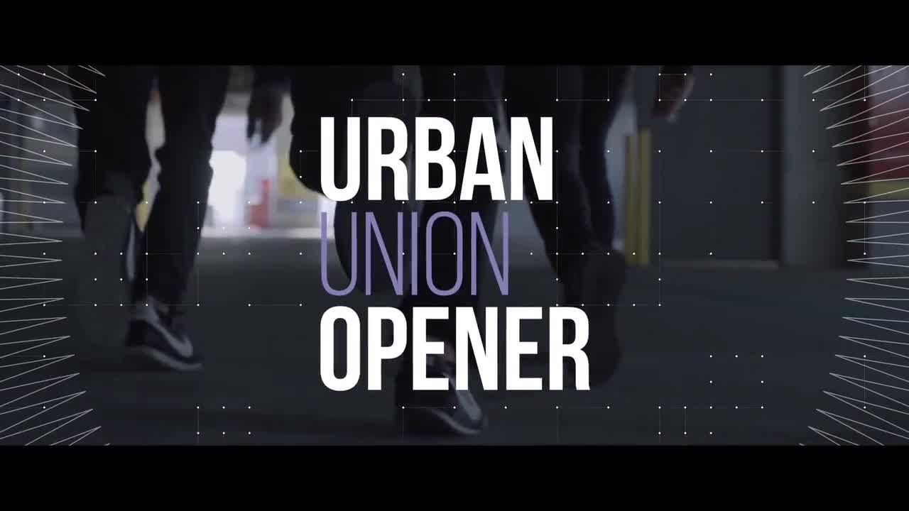 现代时尚创意的视频开场白素材库精选AE模板