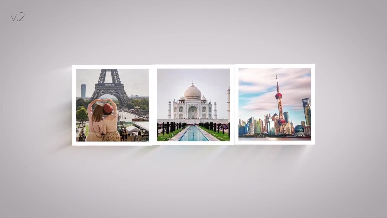 最小照片标志素材库精选AE模板