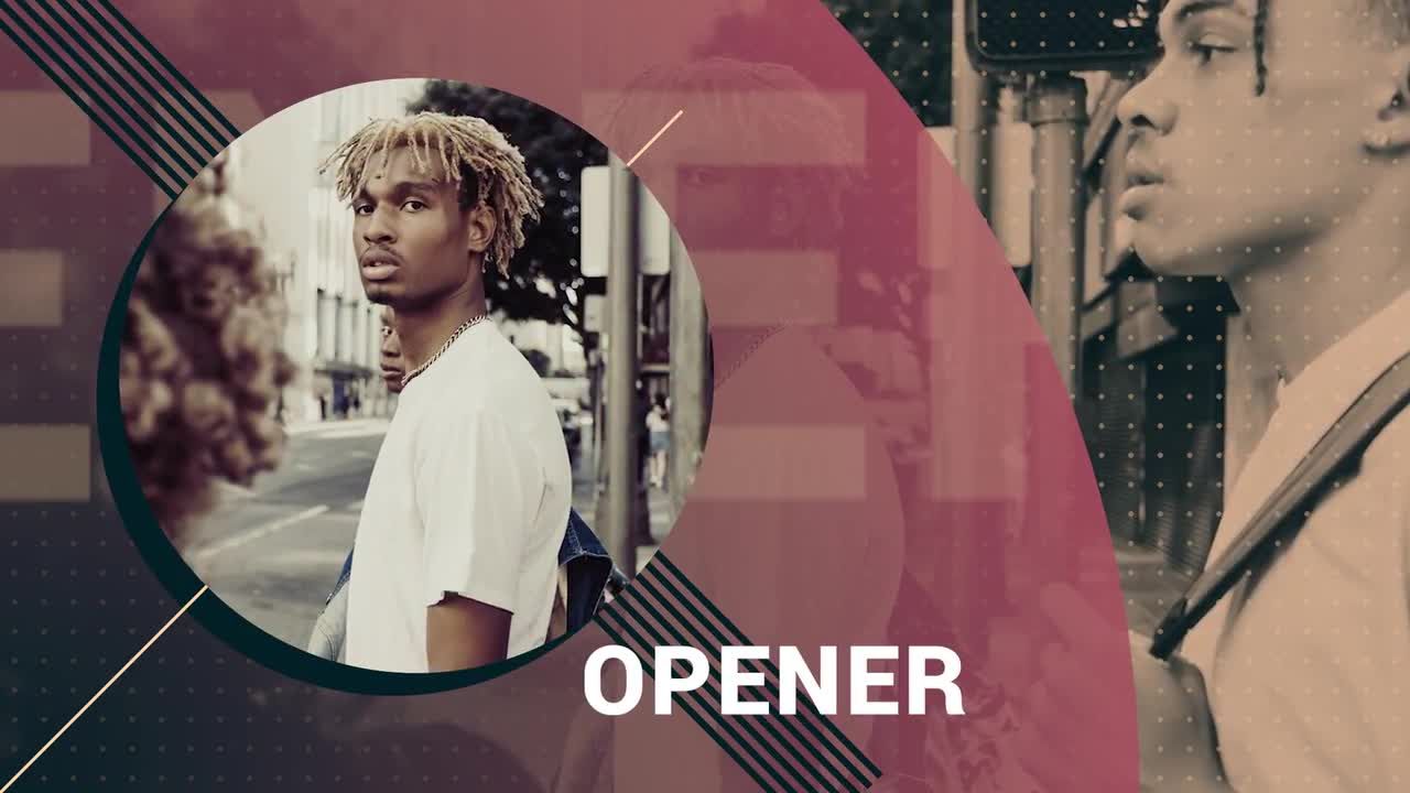 现代时尚环形转场动画素材库精选PR模板