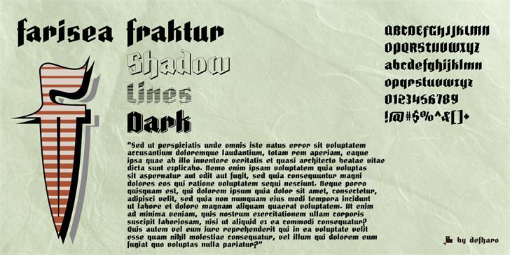 Farisea Dark font插图1 Farisea Dark font插图1