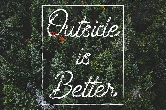 Wanderlust – Dry brush font插图4