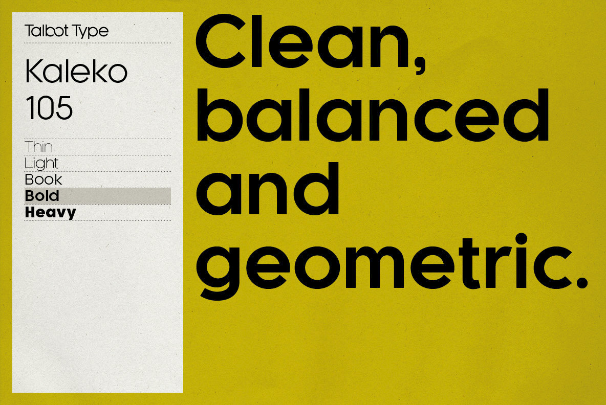 Kaleko 105 Font Family插图3