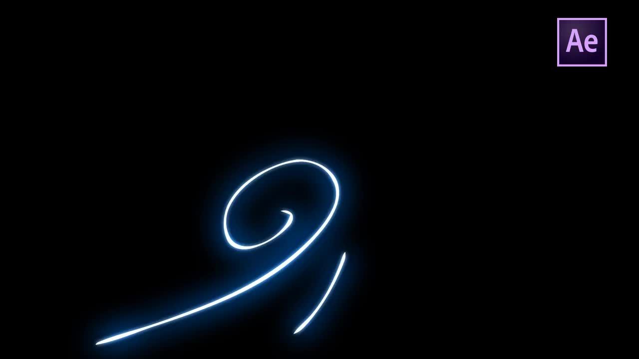 液体元素噪声51-60AE动画模板