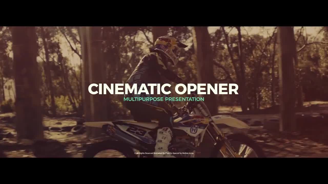 时尚的过渡效果极限运动视频片头素材库精选AE模板