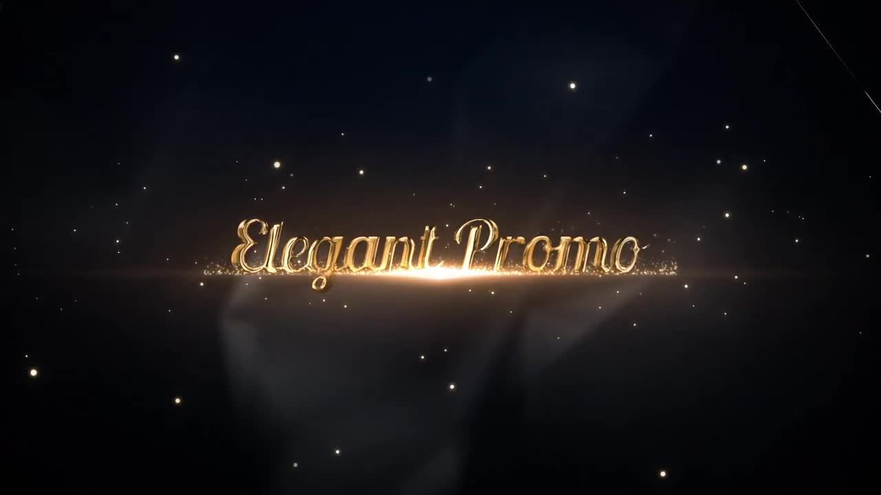 优雅的商业广告金色标题素材库精选AE模板