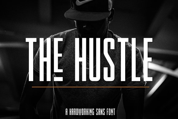 The Hustle Typeface素材之家精选英文字体