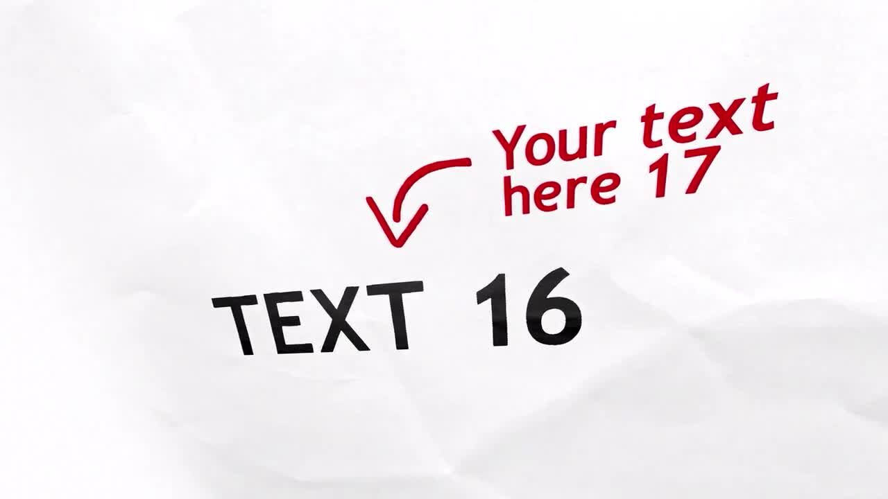 17条打字机文本标题素材库精选AE模板