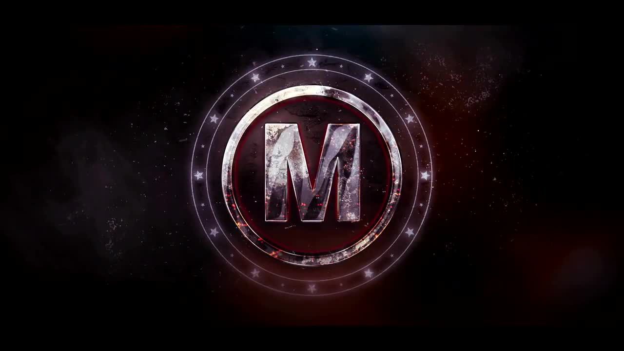 黑暗和庄严的史诗电影标志素材库精选AE模板