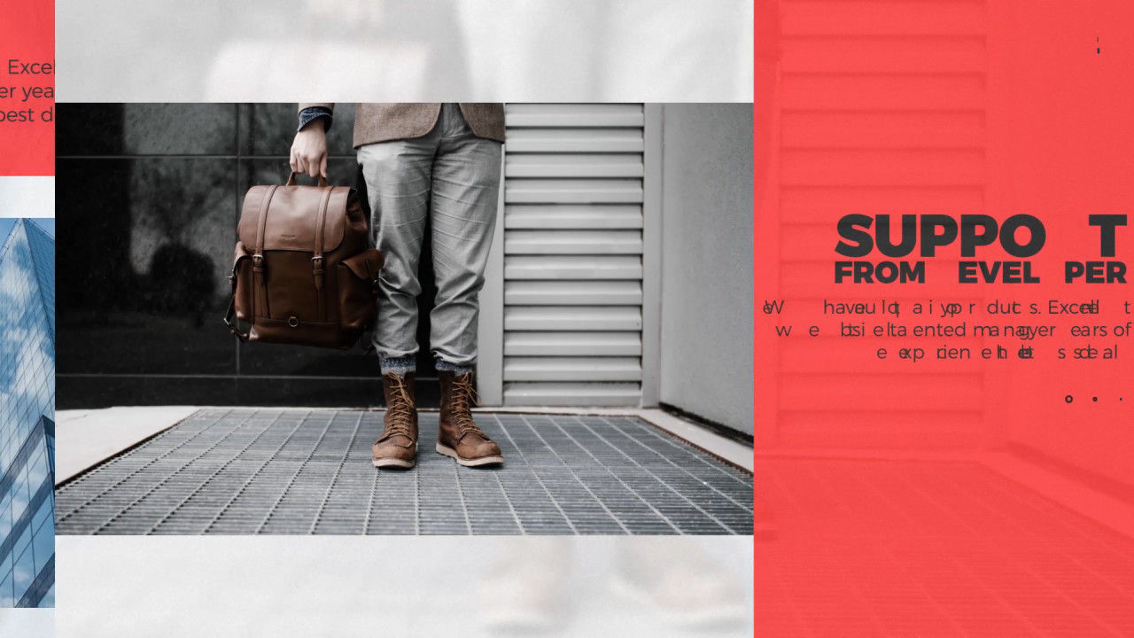 外观简洁的企业幻灯片素材库精选AE模板