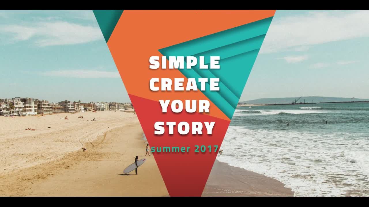 彩色宣传促销动画素材库精选AE模板