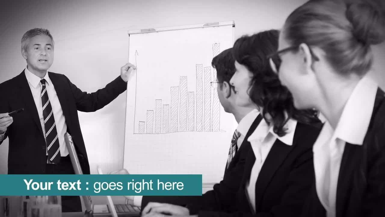 令人敬畏的企业下三分之一标题素材库精选AE模板