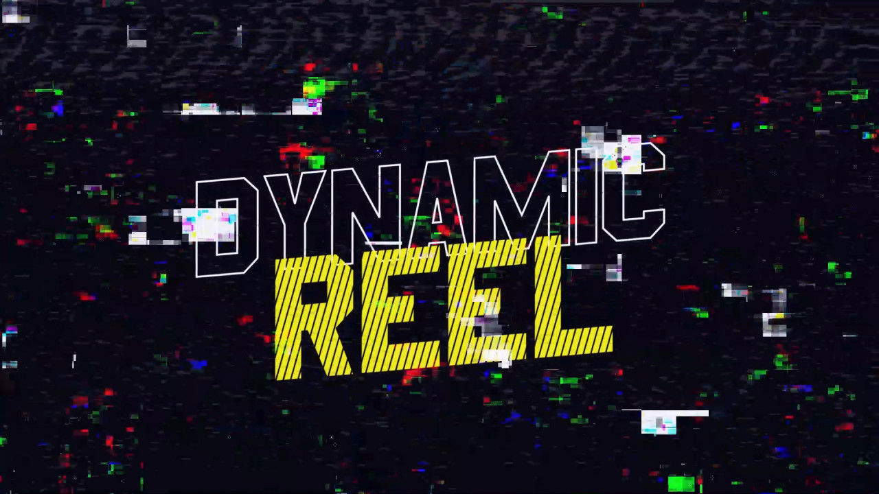 动态和时尚和时尚毛刺效果运动预告ae模板