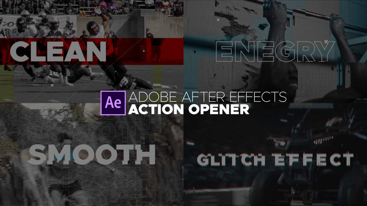 动作介绍素材库精选AE模板