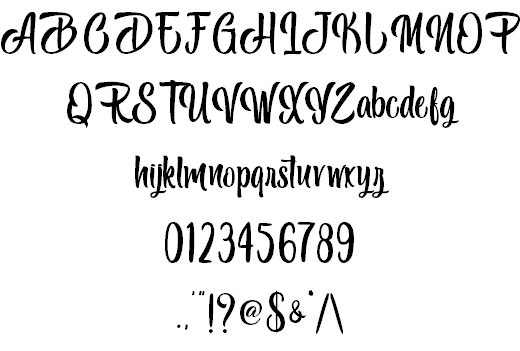 Black Melody – Personal Use font插图1