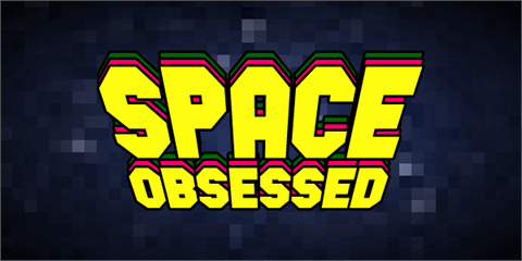 Space Obsessed font素材之家精选英文字体
