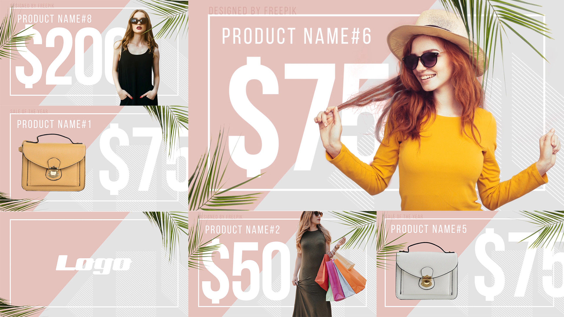 干净清新创意的产品推广素材库精选AE模板