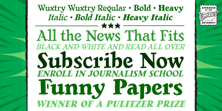 Wuxtry Wuxtry Font Family插图1