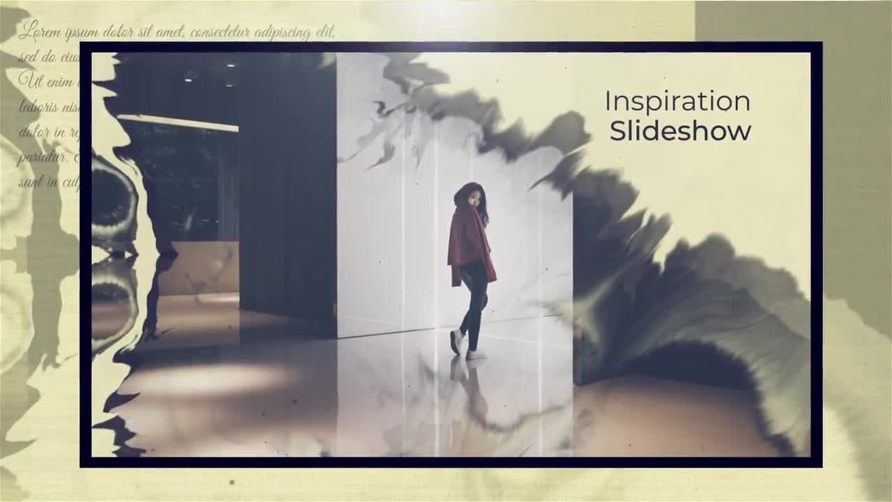 墨水记忆效果电影幻灯片素材库精选AE模板