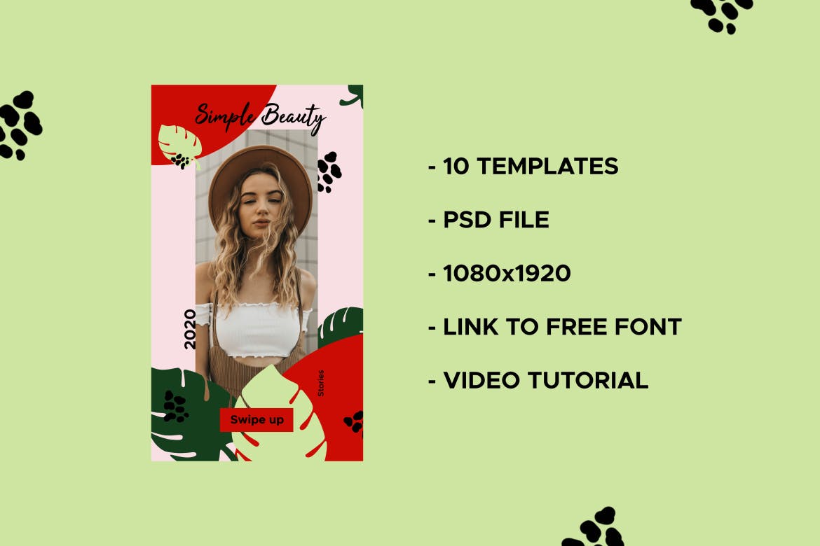 10款复古时尚品牌故事Instagram社交设计模板素材库精选 Vintage Fashion Stories Pack插图(3)