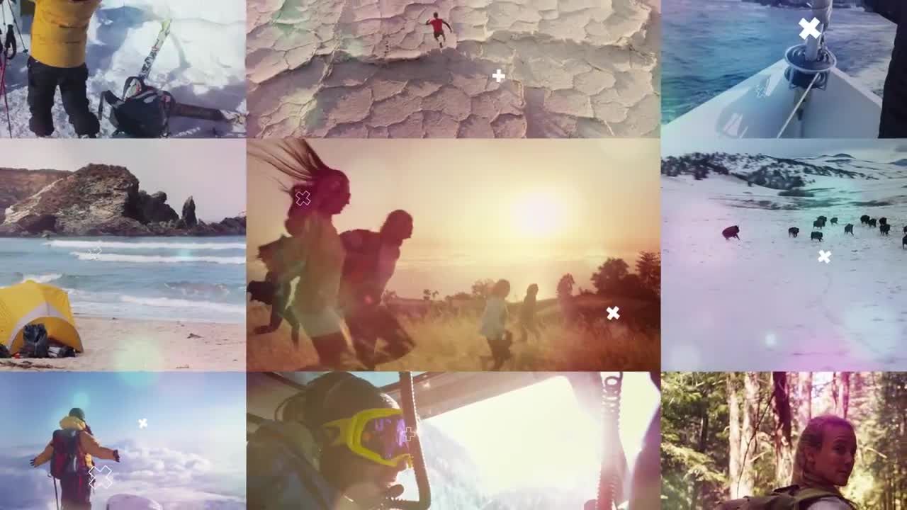 时尚现代动态开场白动画素材库推荐PR模板