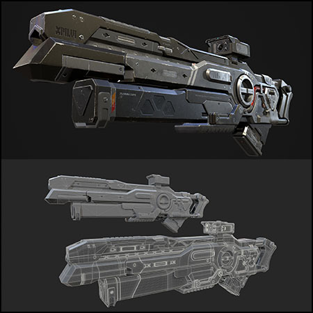 XM56 20毫米变速军械发射器素材之家精选3D模型