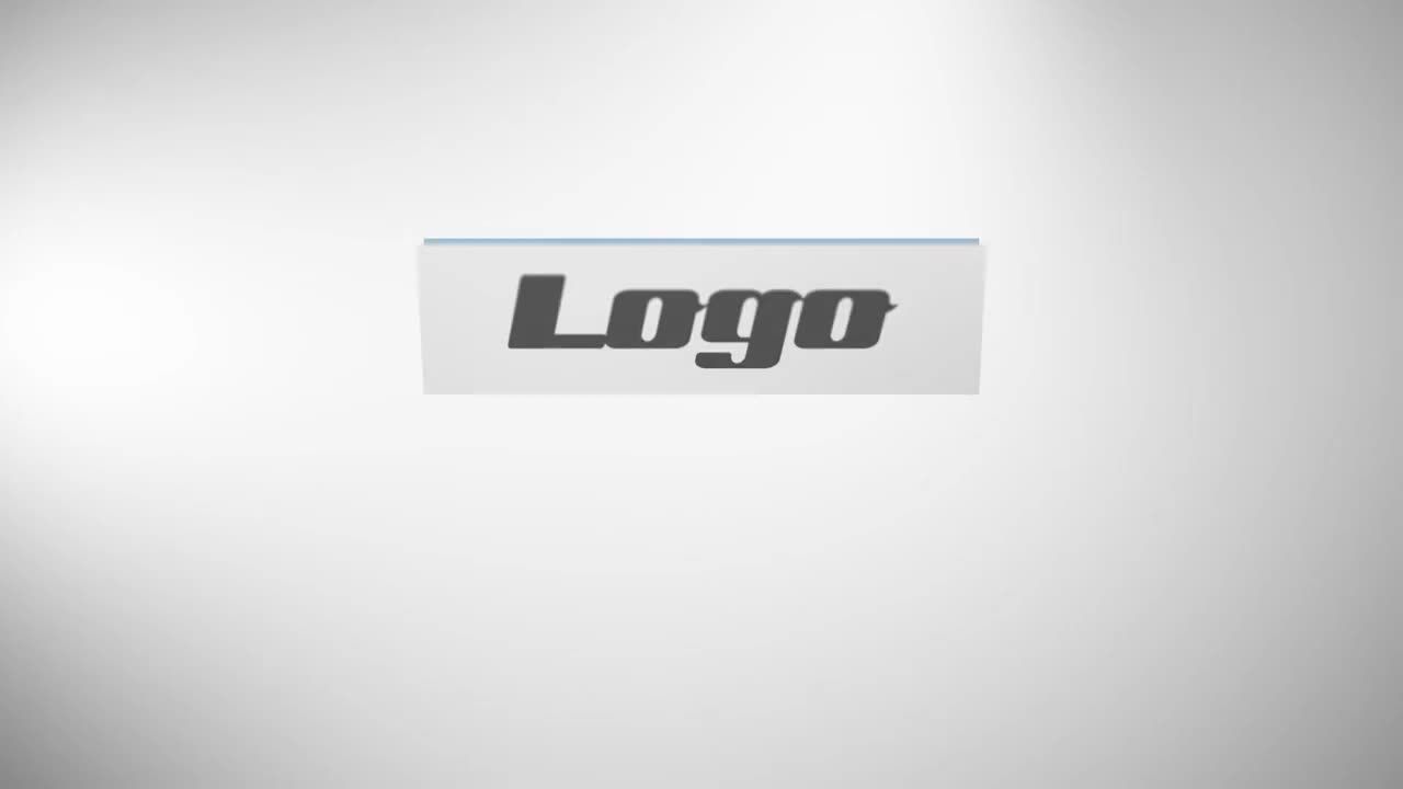 图像折叠徽标优雅显示素材库精选AE模板