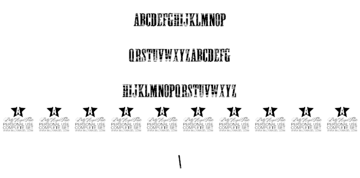 GONNA GETHA PERSONAL USE font插图2