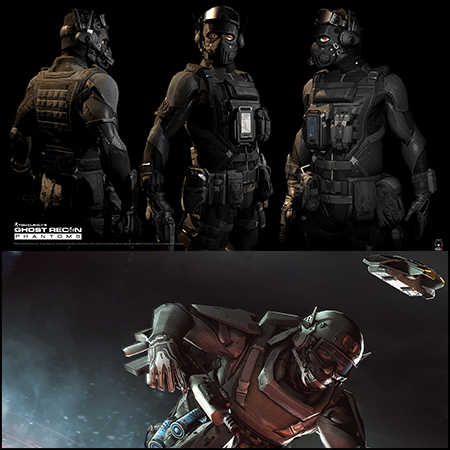 幽灵行动:幻影游戏角色素材之家精选3D模型