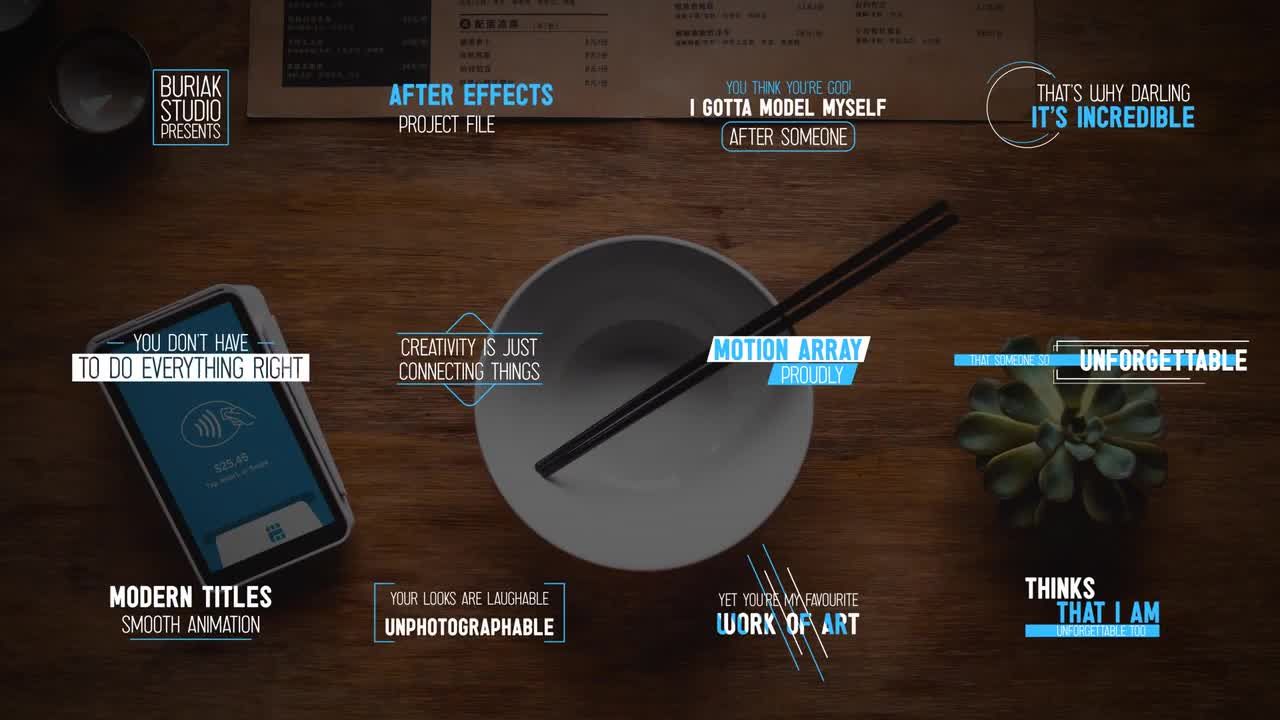 12个创意标题4k动画素材库精选AE模板