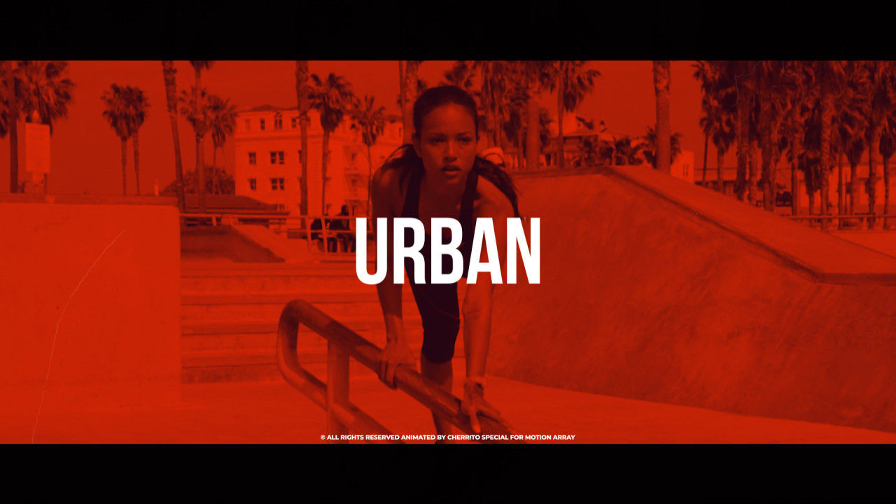 现代快速城市开启者素材库精选AE模板