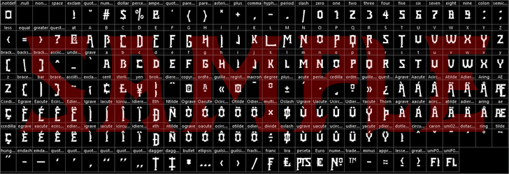 La Nana DEMO font插图 La Nana DEMO font插图