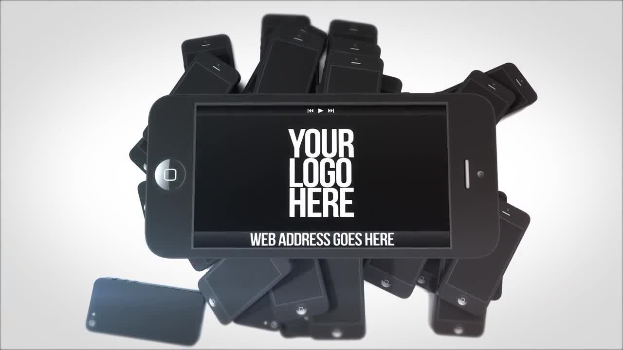 3D智能手机动画效果素材库精选AE模板