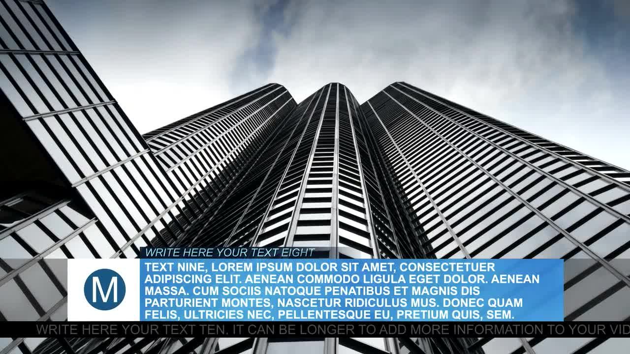 商业三分企业幻灯片素材库精选AE模板