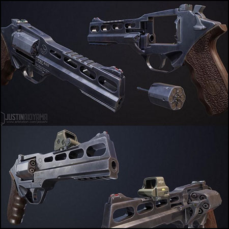 齐亚帕犀牛转轮手枪素材之家精选3D模型