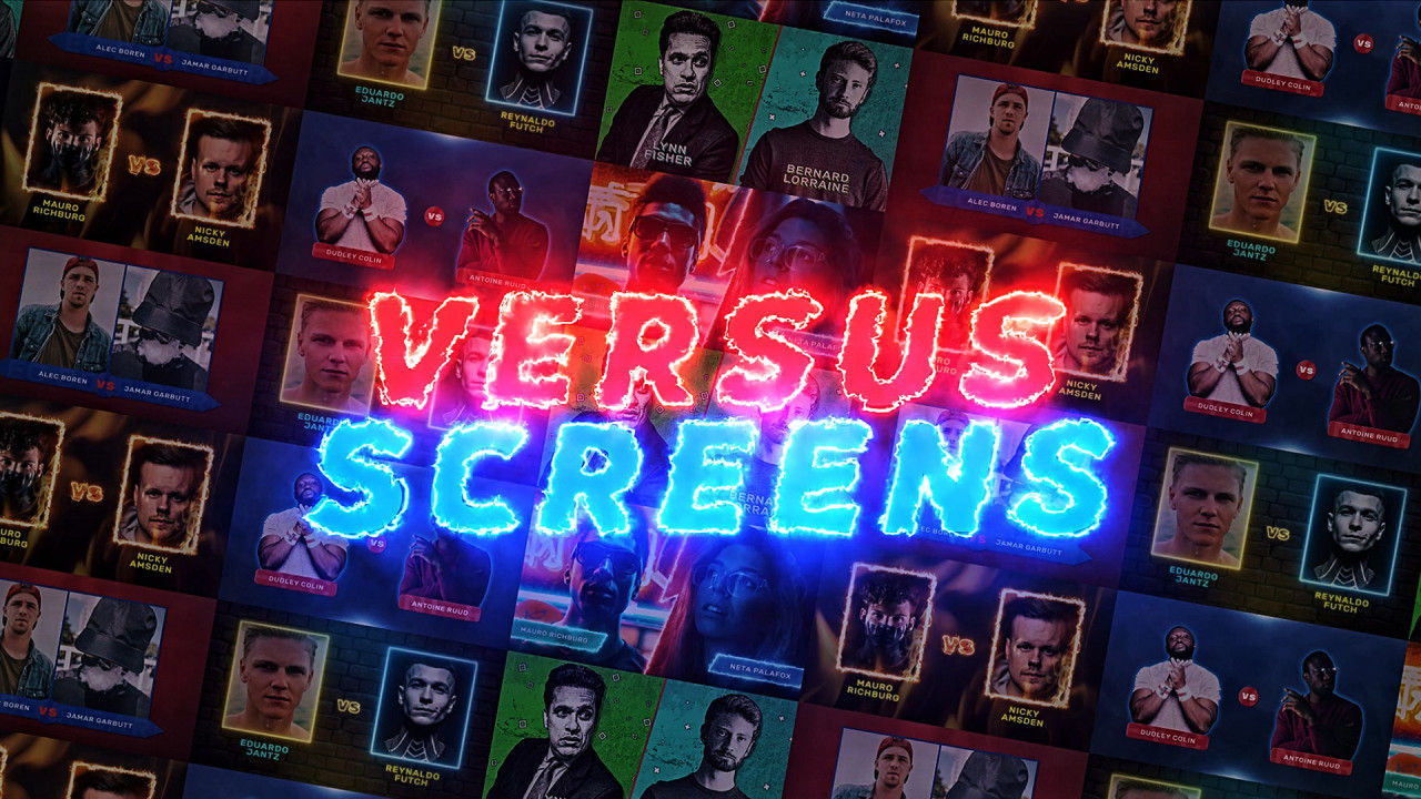 屏幕分割对比效果素材库精选AE模板