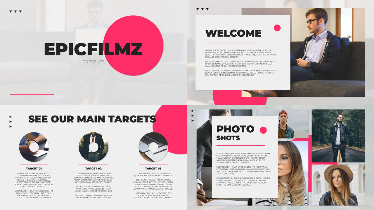 企业清洁幻灯片素材库精选AE模板