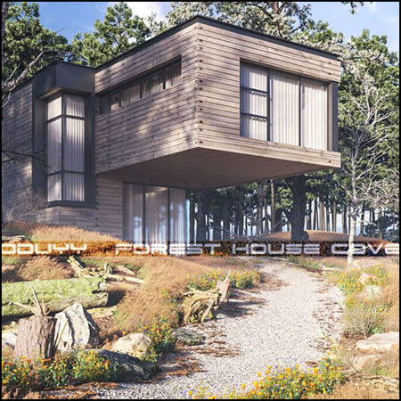 户外欧式别墅室外场景素材之家精选3D模型By Tho Duyy