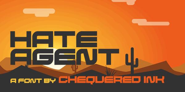 Hate Agent font插图