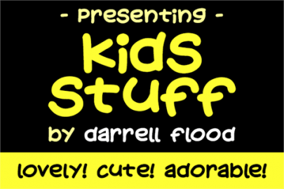 Kids Stuff font素材之家精选英文字体
