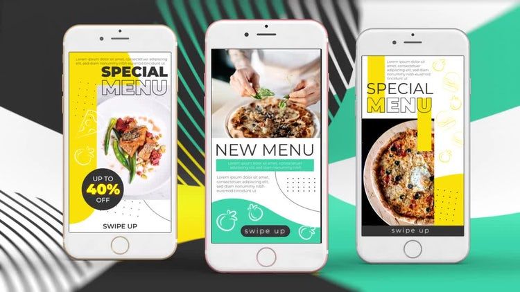 食物故事包一个外观清新有机动画处理的素材库精选AE模板