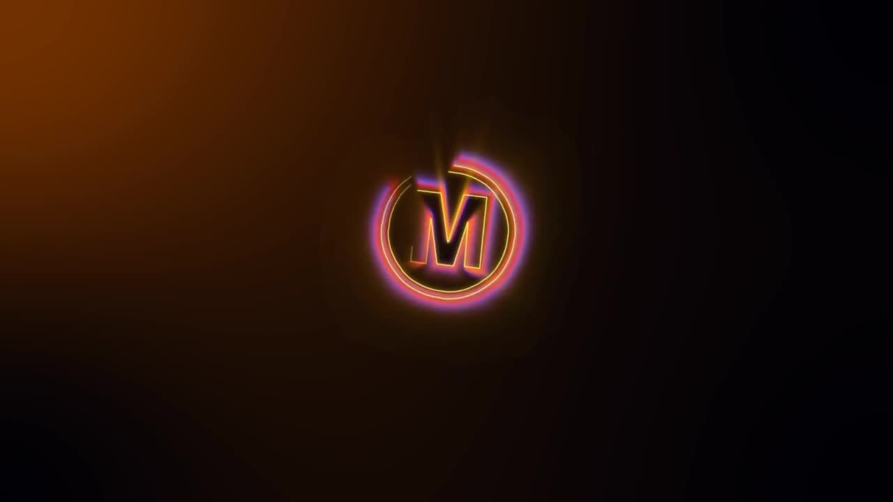 轻盈明亮动态笔触勾勒徽标素材库精选AE模板