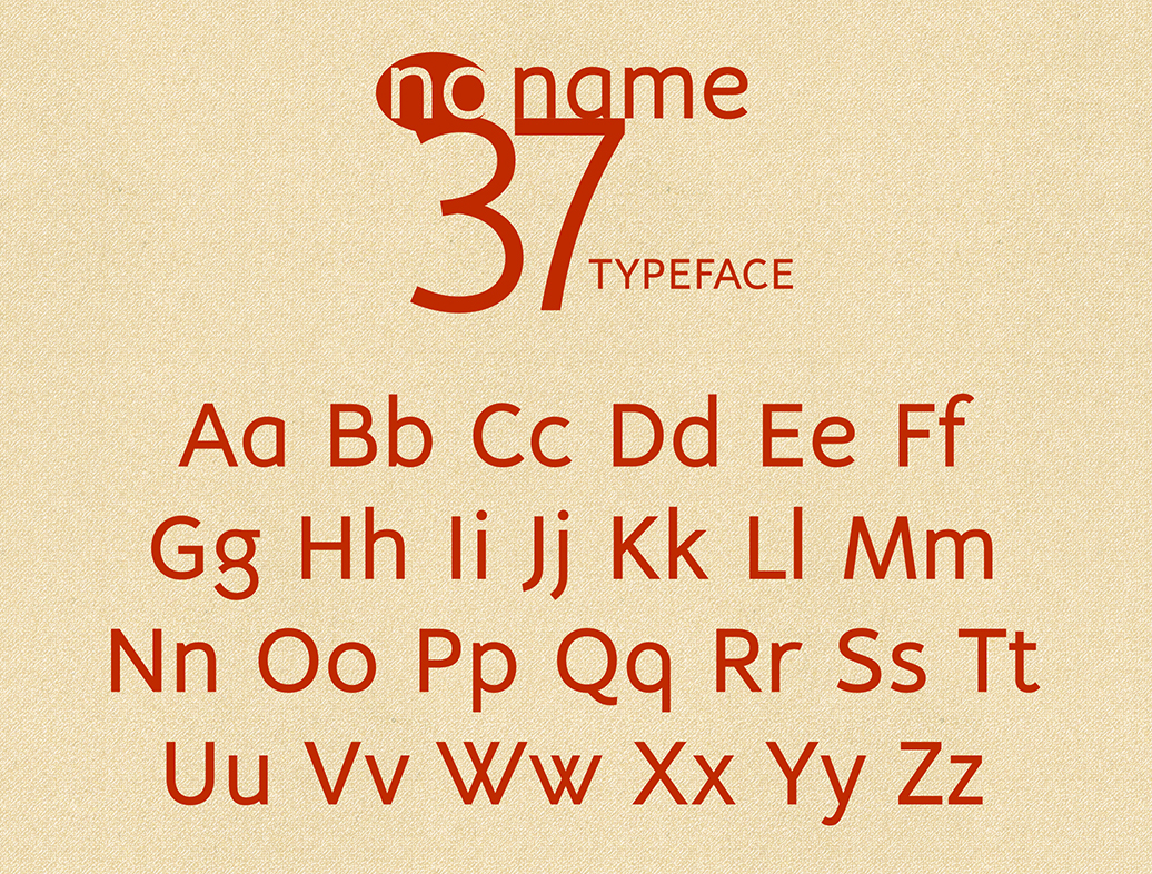 No Name 37 Typeface插图3
