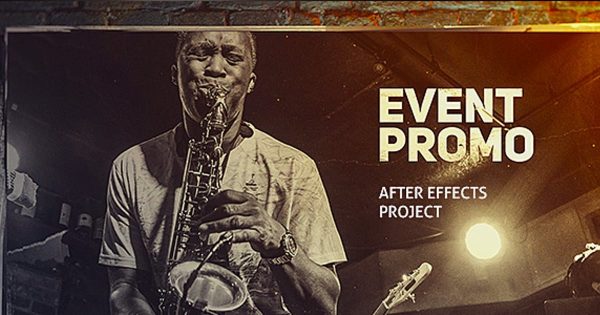 歌手演唱会发布推广宣传视频素材库精选AE模板 Event Promo