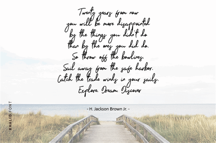 Khalid Personal font插图1 Khalid Personal font插图1