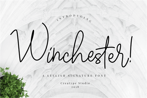 Winchester font素材之家精选英文字体