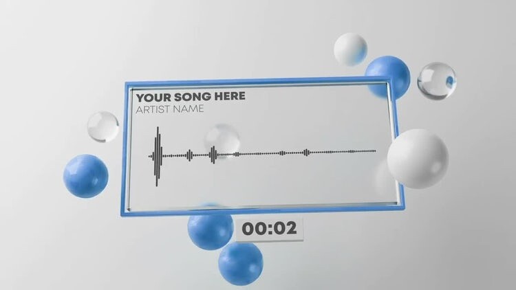 干净专业的音乐可视化工具素材库精选AE模板