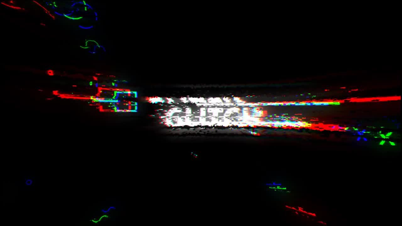 快速故障效果logo标志展示素材库精选AE模板