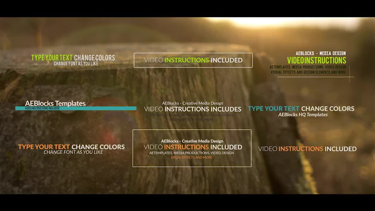 动态流畅的故障标题设计素材库精选AE模板