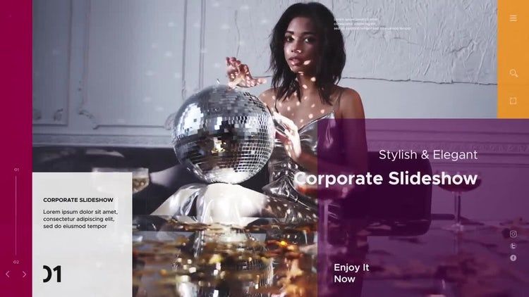 公司宣传片素材库精选AE模板