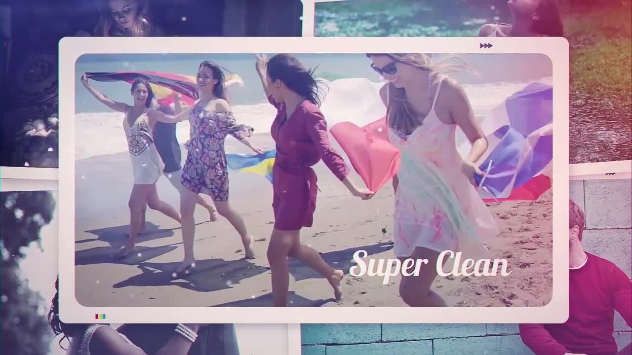 壮观的旅行记忆照片展示素材库精选AE模板